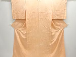 唐草模様織り出し色無地着物